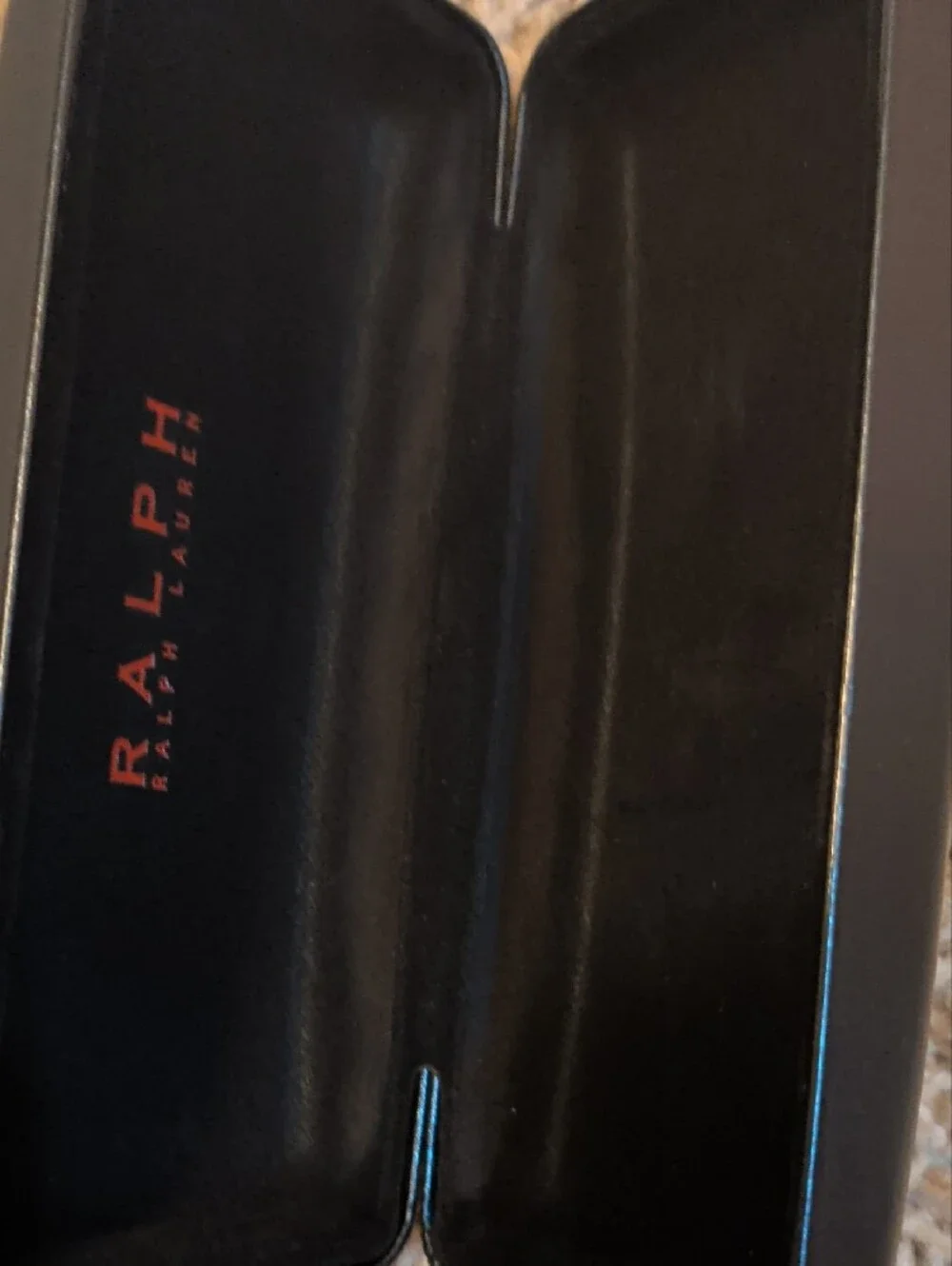 Ralph Lauren Black Protective Eyeglasses & Sunglasses Case